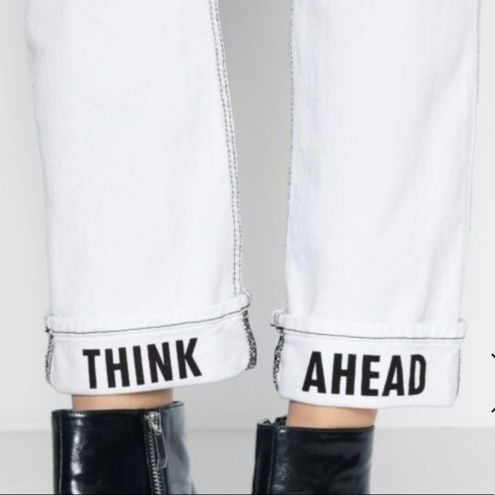 7 for all mankind white high waist Dylan size 27 - Picture 2 of 7